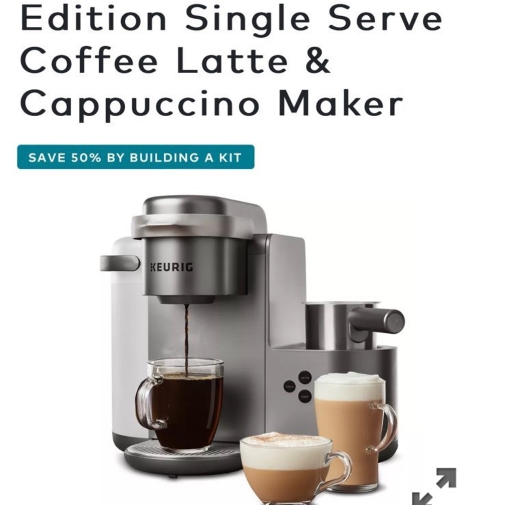 K-Café® Special Edition Single Serve Coffee Latte & Cappuccino Maker